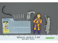 H.E.A.T. Viper V1 100% Complete G.I. Joe 1989 Hasbro Vintage Action Figure