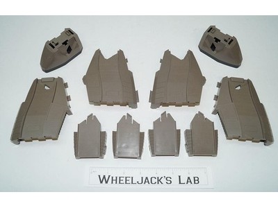 Omega Supreme Track Pieces A-H + Feet 1985 G1 Transformers Vintage Hasbro