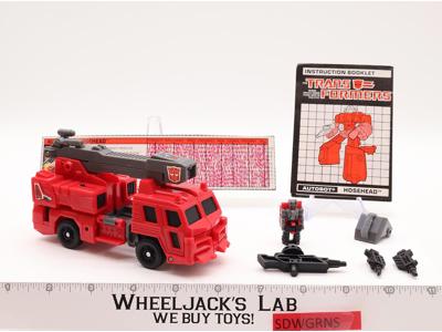 Hosehead Headmaster 100% Complete 1988 Vintage G1 Transformers Action Figure