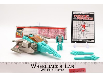 Brainstorm Headmaster 100% Complete Vintage 1987 G1 Transformers Action Figure