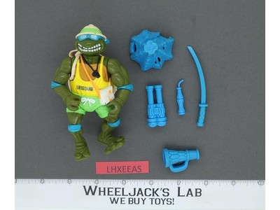 Lifeguard Leo 100% Complete Teenage Mutant Ninja Turtles 1992 Playmates Vintage