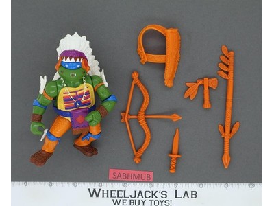 Chief Leo 100% Complete Teenage Mutant Ninja Turtle 1992 Playmates Action Figure