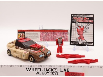 Chromedome Headmaster 100% Complete Vintage 1987 G1 Transformers Action Figure