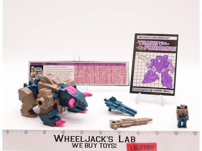 Horri-Bull 100% Complete Vintage 1988 G1 Transformers Hasbro Action Figure