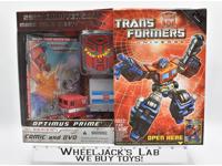 Optimus Prime Comic DVD 25th Anniversary Universe Deluxe NEW MIB 2008 Hasbro