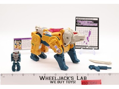 Weirdwolf 100% Complete Vintage 1987 G1 Transformers Hasbro Action Figure