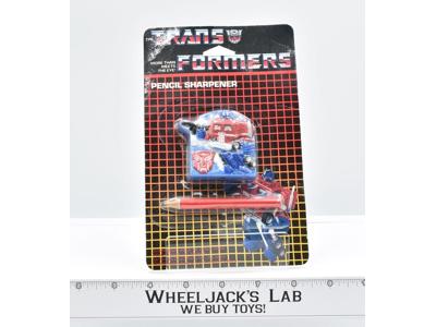 Optimus Prime Pencil Sharpner MOSC NEW Vintage Hasbro Transformers G1 1985