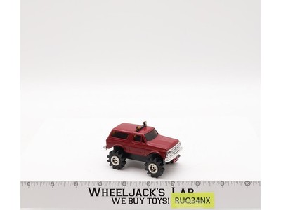 Red Maroon Ford Bronco 4x4 Truck Schaper Stomper 1980's Light & Motor WORKS