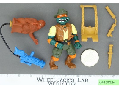 Safari Mike Michaelangelo 100% Complete w/Coin TMNT Adventures Safari Mike 1994