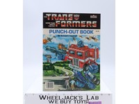 Transformers Punch-Out Book W/Optimus Prime Cover Marvel Books Marvel Books NEW