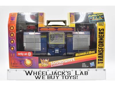 Soundwave &amp; Doombox Bumblebee NEW MISB Target Exclusive Transformers Hasbro
