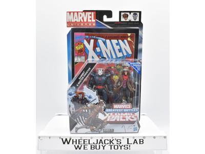 Gambit &amp; Mister Sinister Comic Pack NEW Marvel Universe 2011 Hasbro Figures