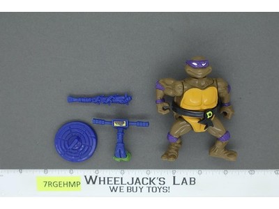 Head Droppin' Don 100% Teenage Mutant Ninja Turtles 1991 Playmates Action Figure