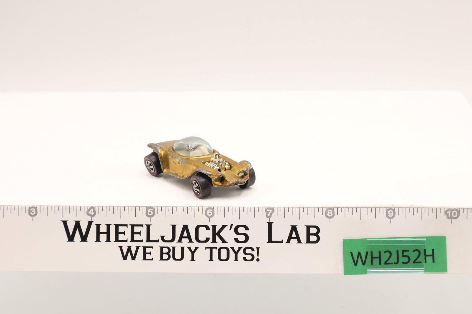 Beatnik Bandit Gold 1968 Hot Wheels Mattel Vintage Redline RL