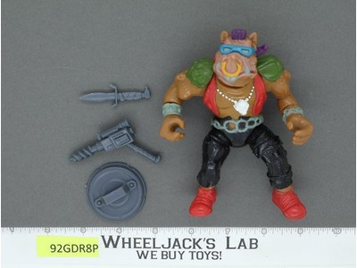 Bebop HARD HEAD 100% Complete Teenage Mutant Ninja Turtles Playmates 1988 Figure