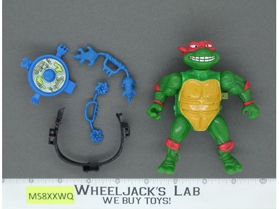 Breakfightin' Raphael Wacky Action 100% Complete 1989 TMNT Vintage Playmates