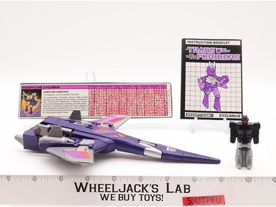 Cyclonus TARGETMASTER 100% Complete 1987 Vintage Hasbro G1 Transformers