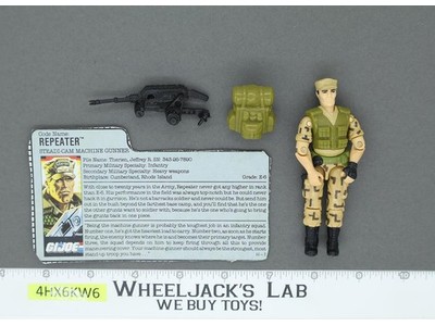 Repeater V1 100% Complete G.I. Joe 1988 Hasbro Vintage Action Figure