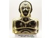 GOLD C-3PO Action Figure Storage Case Star Wars 1983 Kenner Vintage
