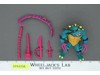 Slash PURPLE BELT RED LETTER S 100% Complete Teenage Mutant Ninja Turtle TMNT