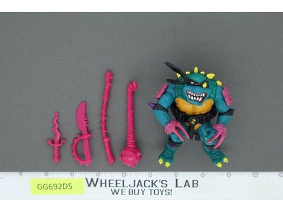 Slash 100% Complete Teenage Mutant Ninja Turtle TMNT 1990 Playmates Vintage