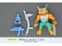 Triceraton 100% Complete Teenage Mutant Ninja Turtle TMNT Playmates 1990 Vintage