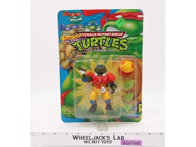 T.D. Tossin' Leo Teenage Mutant Ninja Turtle TMNT 1992 Playmates NEW MOSC SEALED