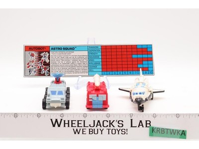 Astro Squad 100% Complete Micromaster Vintage 1990 G1 Transformers Hasbro