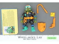 Make My Day Leo 100% Complete Teenage Mutant Ninja Turtle 1991 Vintage Playmates