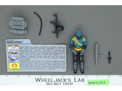 Range-Vipers V1 100% Complete 1990 G.I. Joe Hasbro Vintage Action Figure