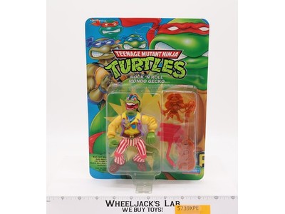 Rock n Roll Mondo Gecko Teenage Mutant Ninja Turtle TMNT 1992 Playmates NEW MOSC