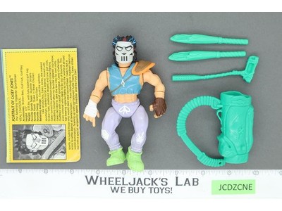 Casey Jones 100% Complete Teenage Mutant Ninja Turtles Playmates 1989 Vintage
