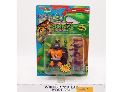 Rhinoman Sewer Heroes Teenage Mutant Ninja Turtles TMNT 1993 Playmates NEW MOSC