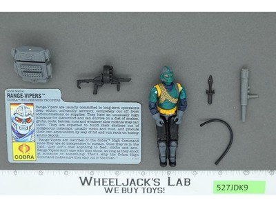 Range-Vipers V1 100% Complete 1990 G.I. Joe Hasbro Vintage Action Figure