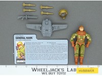 General Hawk V1 100% Complete G.I. Joe 1991 Hasbro Vintage Action Figure