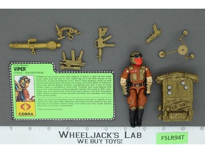 Sonic Fighters Viper GI Joe 1990 Hasbro Vintage Action Figure