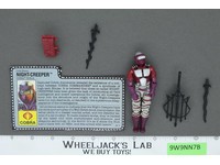 Night Creeper V1 100% Complete G.I. Joe 1990 Hasbro Vintage Action Figure