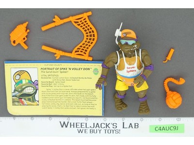 Spike 'N Volley Don 100% Complete Teenage Mutant Ninja Turtles TMNT 1992