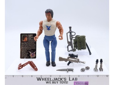 Fire Power John Rambo Sylvester Stallone Rambo 1985 Coleco Vintage Action Figure