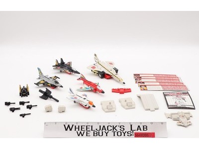 Superion Aerialbots Set 100% Complete Vintage 1986 G1 Transformers Hasbro