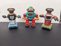 Simptox Effector & Taskor Z Bots Micro Machines 1992 Galoob LGTI Vintage Robots