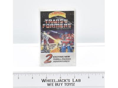 Car-Tune Cassette Tape Optimus Prime &amp; Megatron NEW G1 Transformers 1985 Vintage