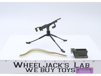 Rambo .50 Caliber Machine Gun Complete 1986 Coleco Action Figure Vintage
