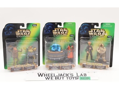 Lot of 3 Star Wars Power of the Force Max Rebo Band Pairs Kenner NEW SEALED