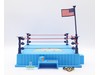 Official Wrestling Ring WWF 1989 Hasbro Action Figure Playset Vintage Customized