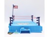 Official Wrestling Ring WWF 1989 Hasbro Action Figure Playset Vintage Customized