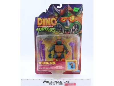 Tricera Mike Dino Teenage Mutant Ninja Turtles TMNT 1997 Playmates NEW SEALED