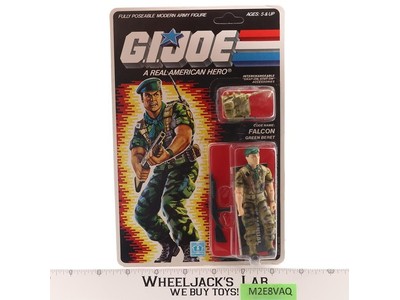 Falcon 34 Back GI Joe 1985 Hasbro Vintage Action Figure NEW MOSC SEALED