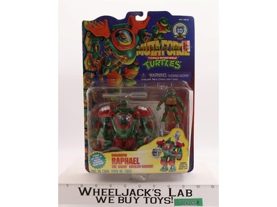 Robomatic Raphael TMNT Muta Force 1996 Playmates Action Figure NEW SEALED