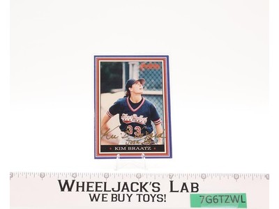 Kim Braatz Colorado Silver Bullets 1996 Team Issue AUTOGRAPHED Baseball Card